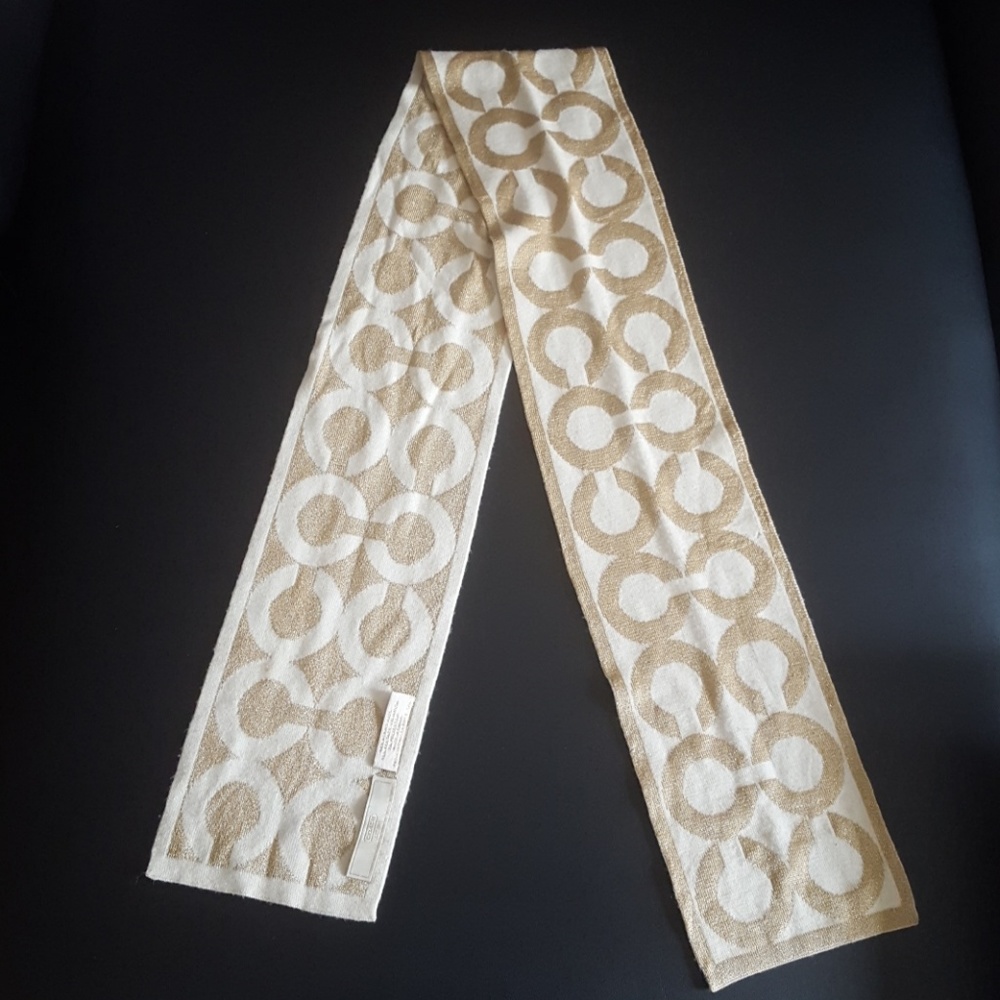 Coach reversible scarf